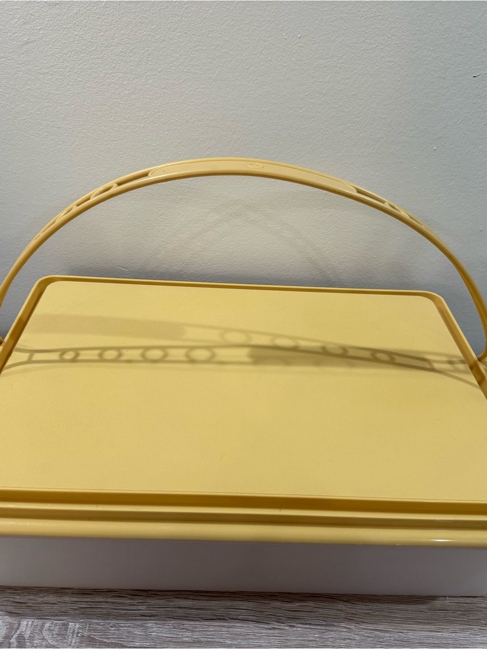 Vtg. Tubberware Sheetcake carrier